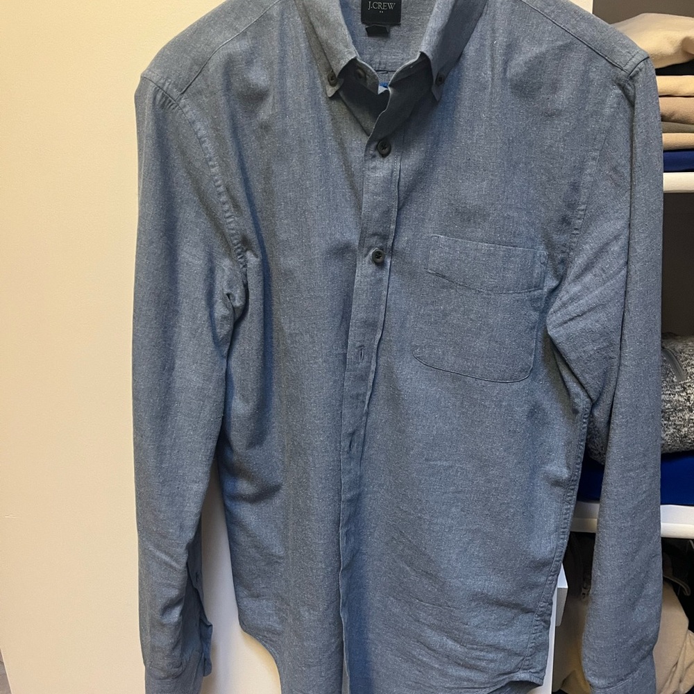 J.Crew Blue Button-Up Shirt